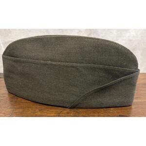 Garrison Cap USMC Military Green Cover Bernard Cap Co. Men's 6 1/2 USA